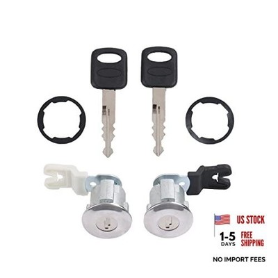 DICMIC Door Lock Cylinder with Key for 1997-2006 Ford E150 E250 E350 F150 F250