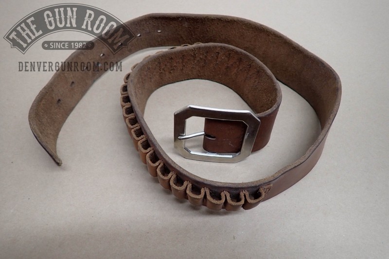 vintage Hunter brand cartridge belt for 25 rds of 38/357, 138 MED, fits 33"-39