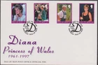 ISLE OF MAN FIRST DAY COVER 1998 IOM DIANA PRINCESS OF WALES FDC 1961 - 199 8