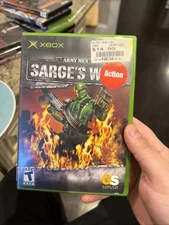 Army Men Sarge's War Microsoft Xbox Complete In The Box CIB Manual Fast Shipping
