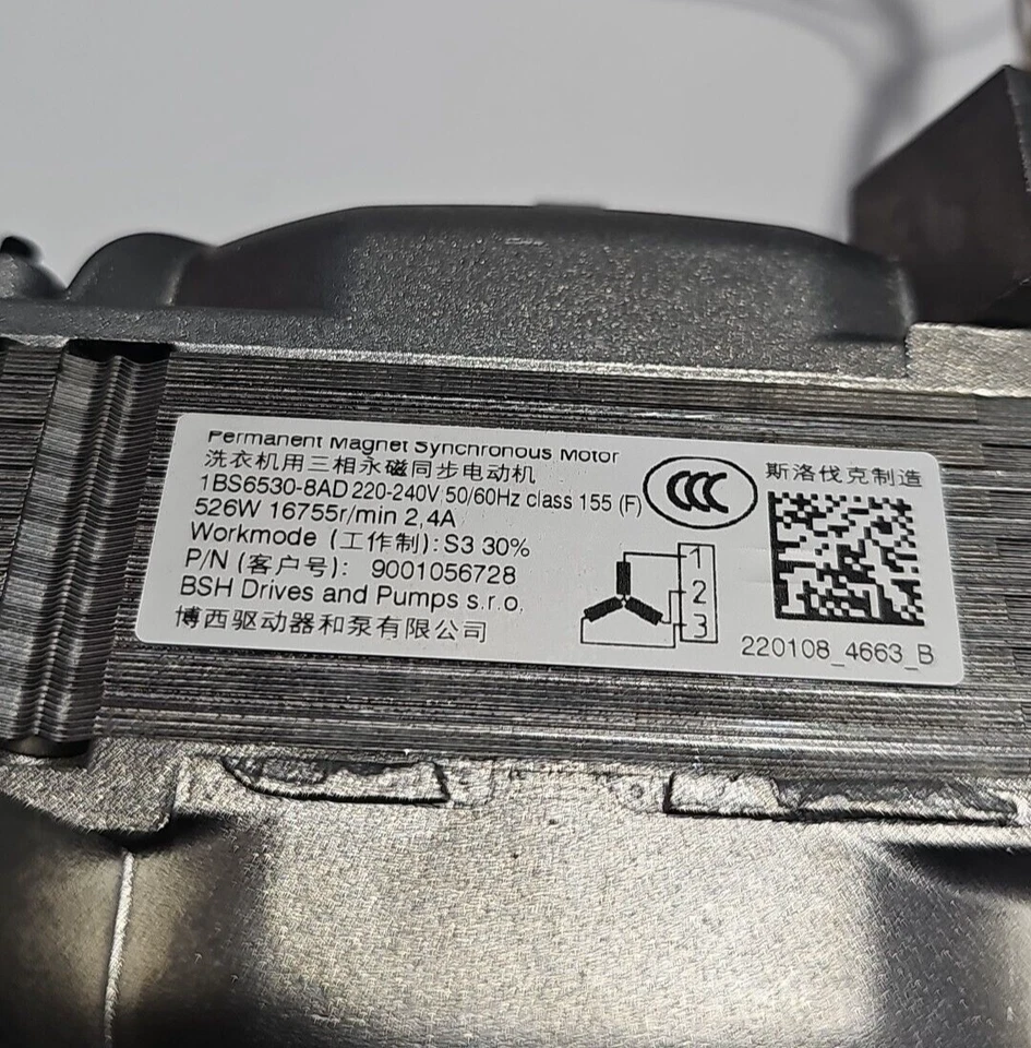 Motor bomba de lavado para lavadora BOSCH KN-46-11 Foto 4 de 4