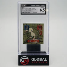 Mew 1996 Japanese Pokemon Amada Hyper Sticker Promo Gold #000 POP 1 CGC 6.5