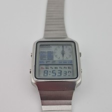 Vintage Seiko H127 500A Ana Digi Dual Watch Running see description