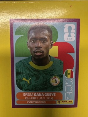 2026 Panini FIFA World Cup US Ed SEN #9 Idrissa Gana Gueye Senegal PURPLE Border