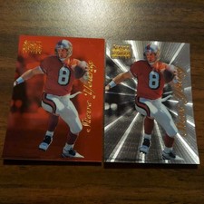 2 Steve Young 49ERS 1996 Certified PRIVATE STOCK #43 & RED Parallel NFL Cards