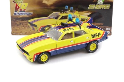 1:18 Greenlight Ford Falcon XB V8 Interceptors Mad Max Big Bopper 1974 Police Pu - Bild 1 von 4