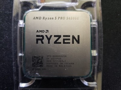 Ryzen 5 PRO 5650GE AMD 6-core 12-Thread 3.4 GHZ 35W AM4 CPU Processor