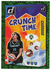 2025 Donruss WNBA Kamilla Cardoso Crunch Time Green Fireworks /399 Chicago Sky