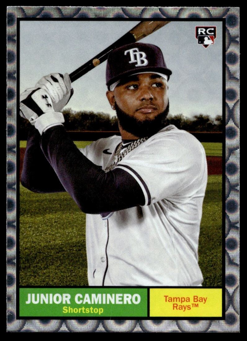 2024 Topps Archives SILVER Circles Junior Caminero Rookie Rays #33 C70