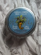 L'occitane En Provence Shea Vanilla Body Cream 7 Oz Limited Christmas Edit. READ