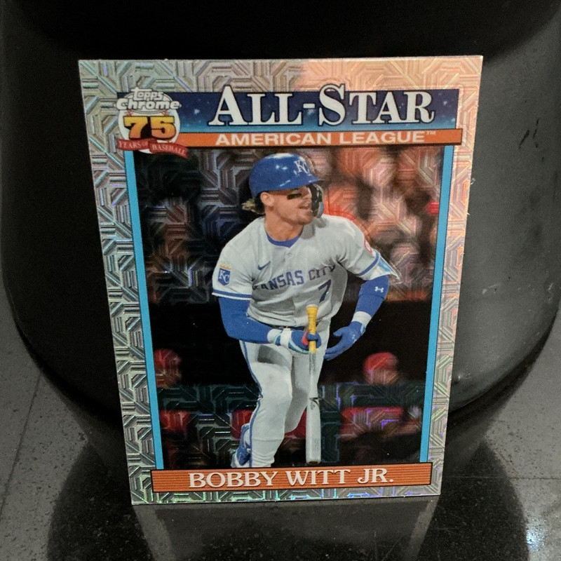 TOPPS: SERIES 2 CHROME SILVER PACK BOBBY WITT JR T90C-56
