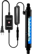 Aquarium U-V Light, Al-gae Clean Light for Fish Tank, Green Water Clean Lamp 6W