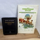 Championship Soccer (Atari 2600, 1980) with Manual