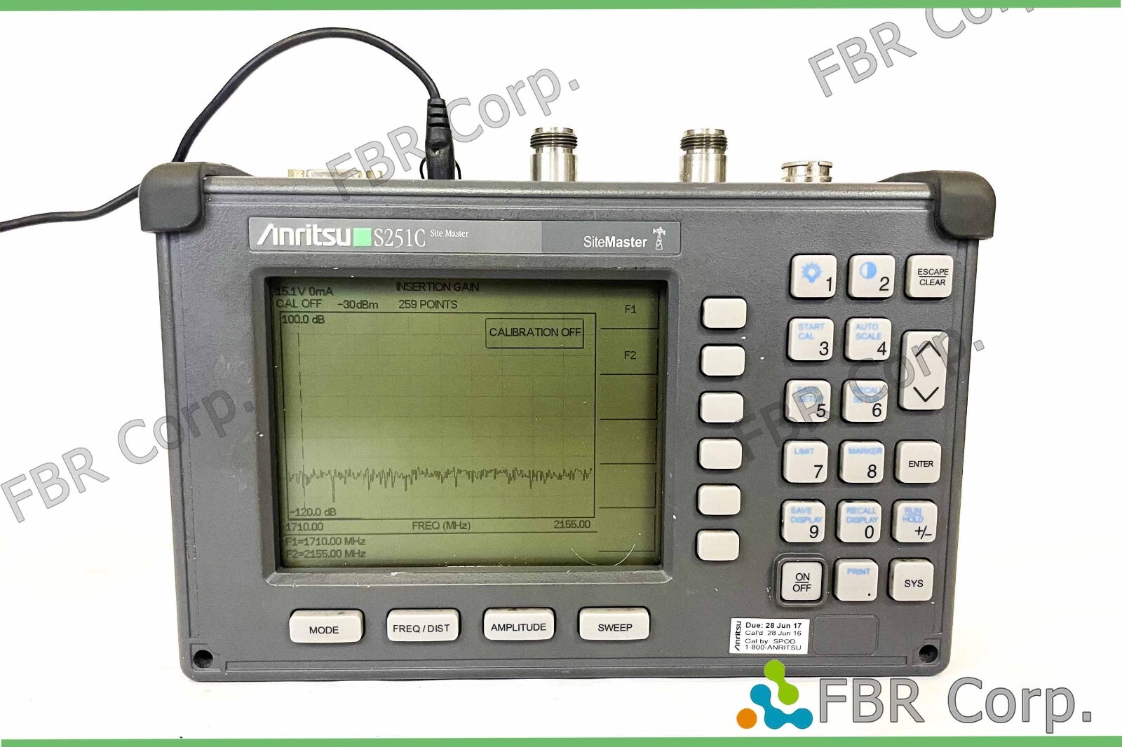 Anritsu SiteMaster S251C Antenna Cable Analyzer Hand-Held Transmission RF Tester