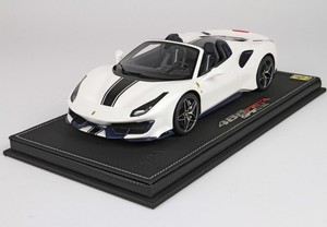 Details About Ferrari 488 Pista Spider Bianco Italia Met 118 P18162a2 Bbr