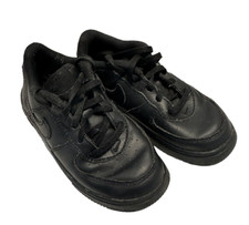 Nike Air Force 1 Low Black/Black Shoes Sneaker 314194-009 Size 10C TODDLER-NICE