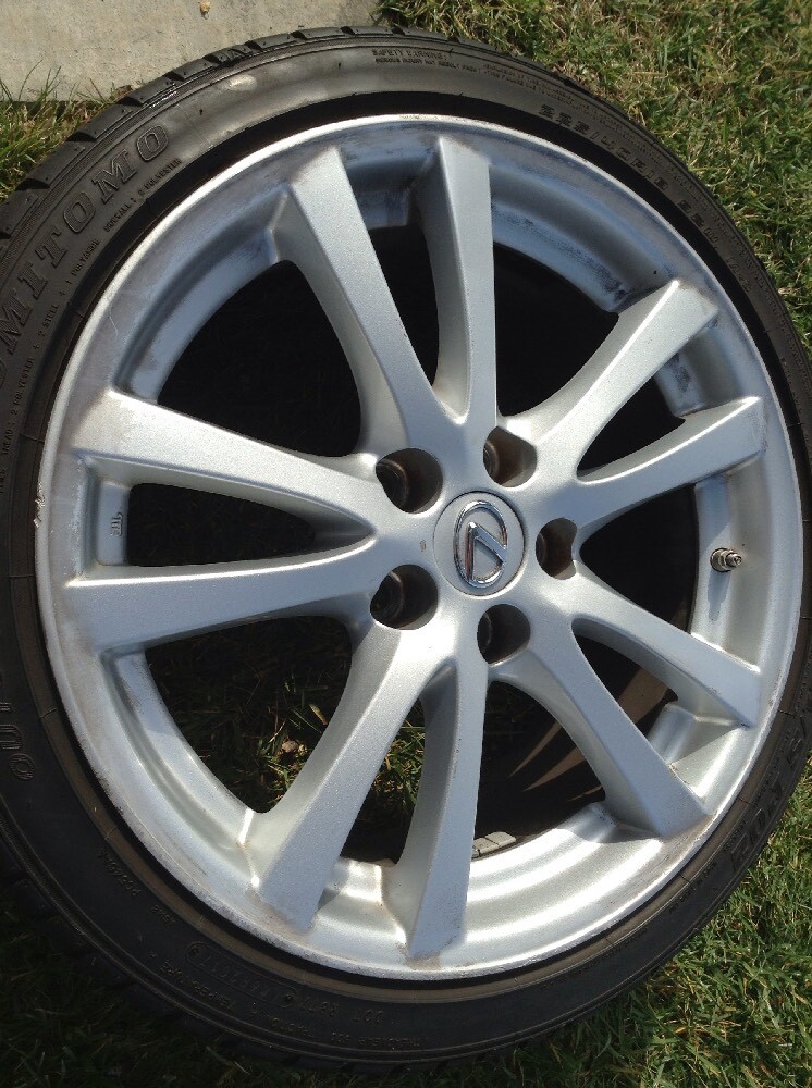 2006-08 LEXUS IS250 IS350 18X8.5 SILVER FACTORY GENUINE WHEEL OEM RIM ...