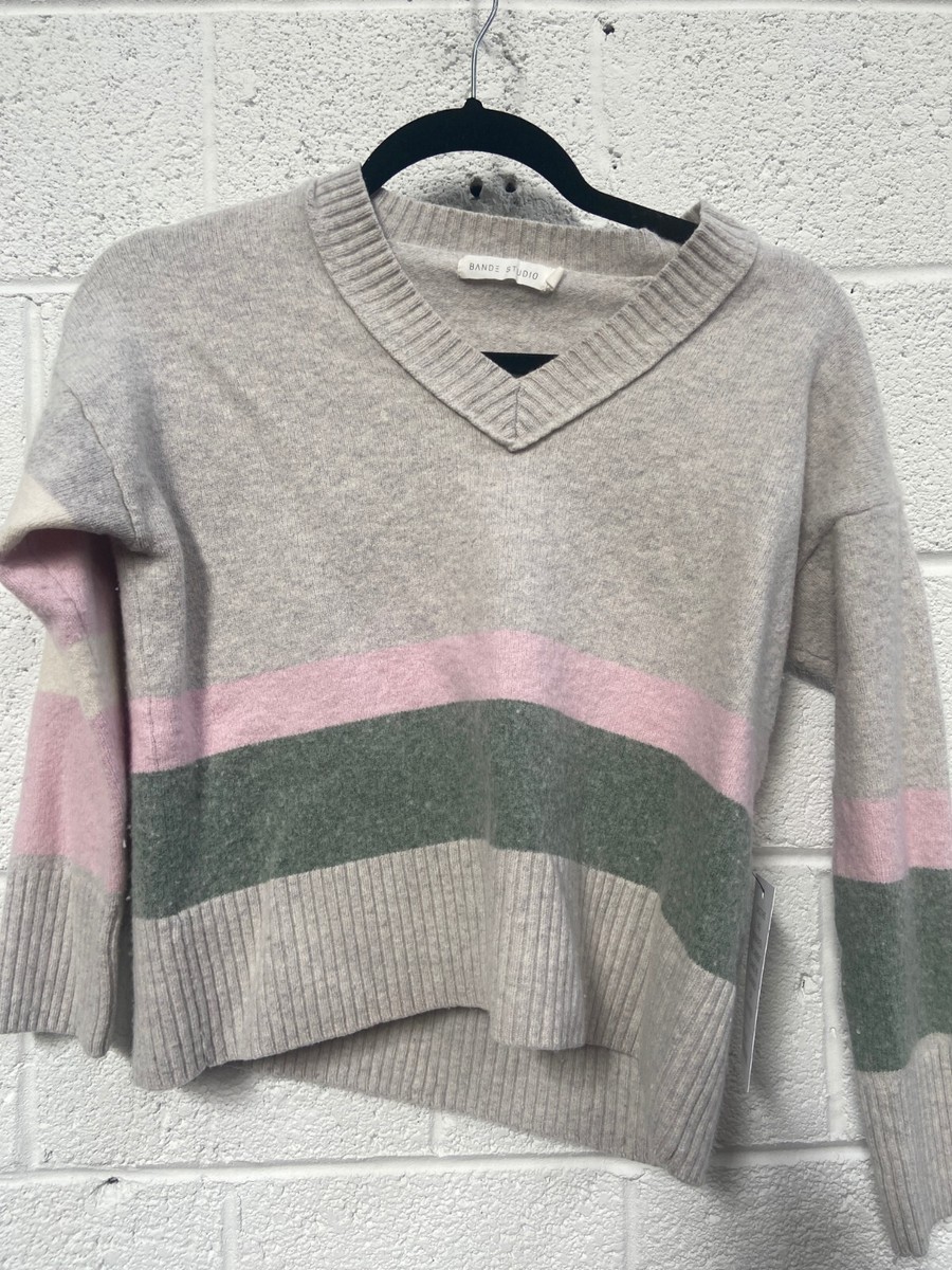 BANDE STUDIO Colour Block Knit Sweatshirt Size 8 AU pre owned View 4