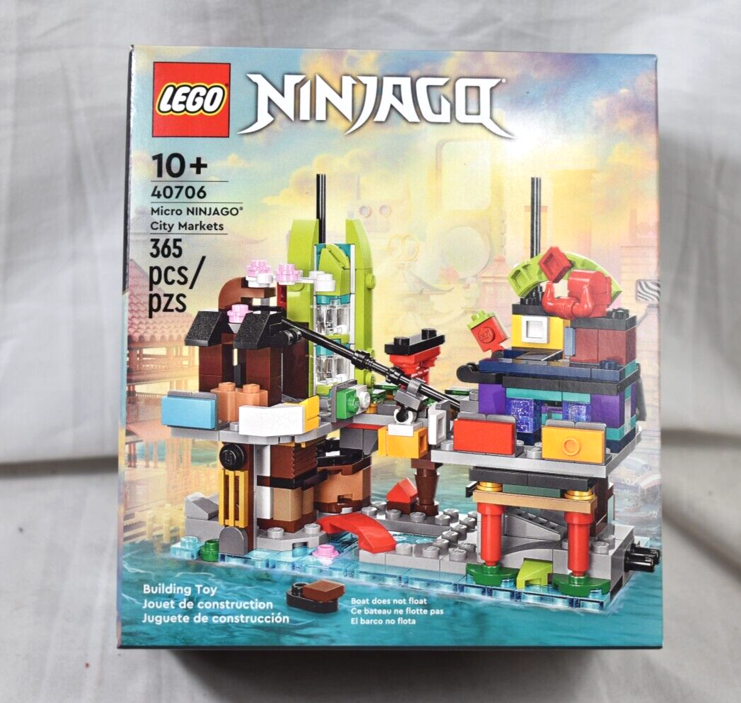 LEGO Micro NINJAGO City Markets 40706 Limited Edition New in Box