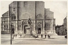 Cartolina - Bologna - Basilica di San Petronio - 1934