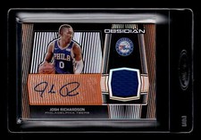 2019-20 Panini Obsidian Josh Richardson Jersey Auto Electric Etch Orange #/50