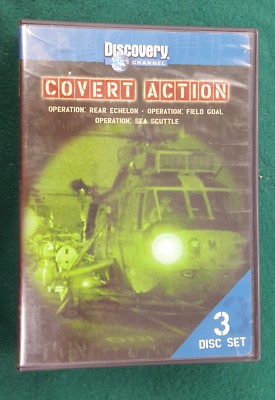 The Discovery Channel Covert Action DVD Set Rear Echelon Field Goal Sea Scuttle