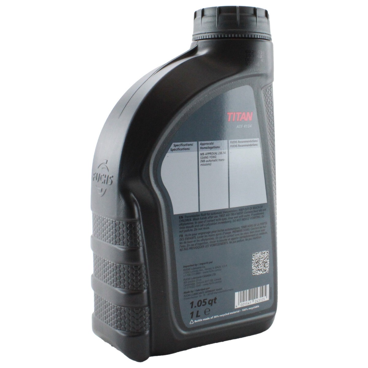 Fuchs 8 Liter TITAN ATF 4134 Red Auto Transmission Fluid 8 x 1L