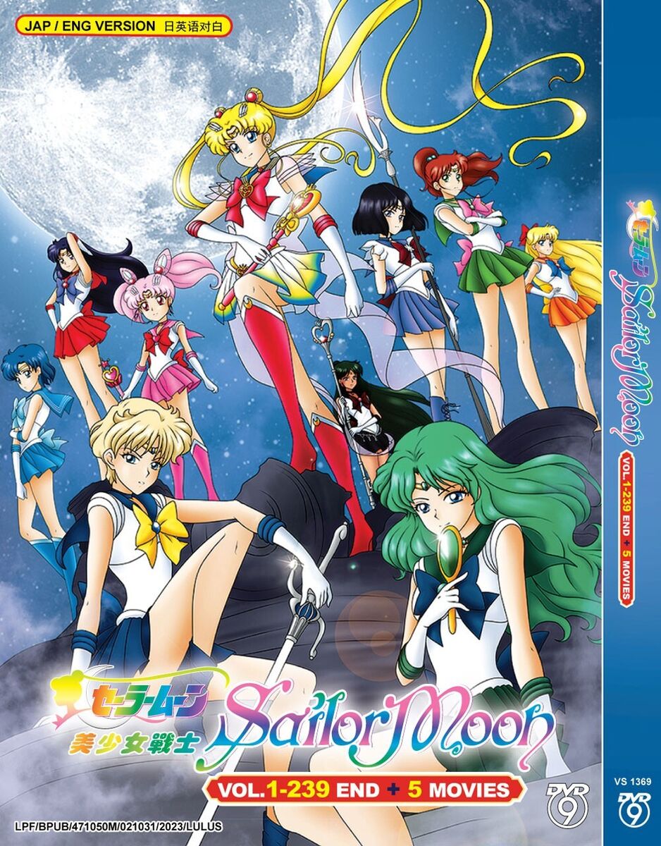 DVD Anime Sailor Moon Crystal Complete TV Series 1-39 End Season 1