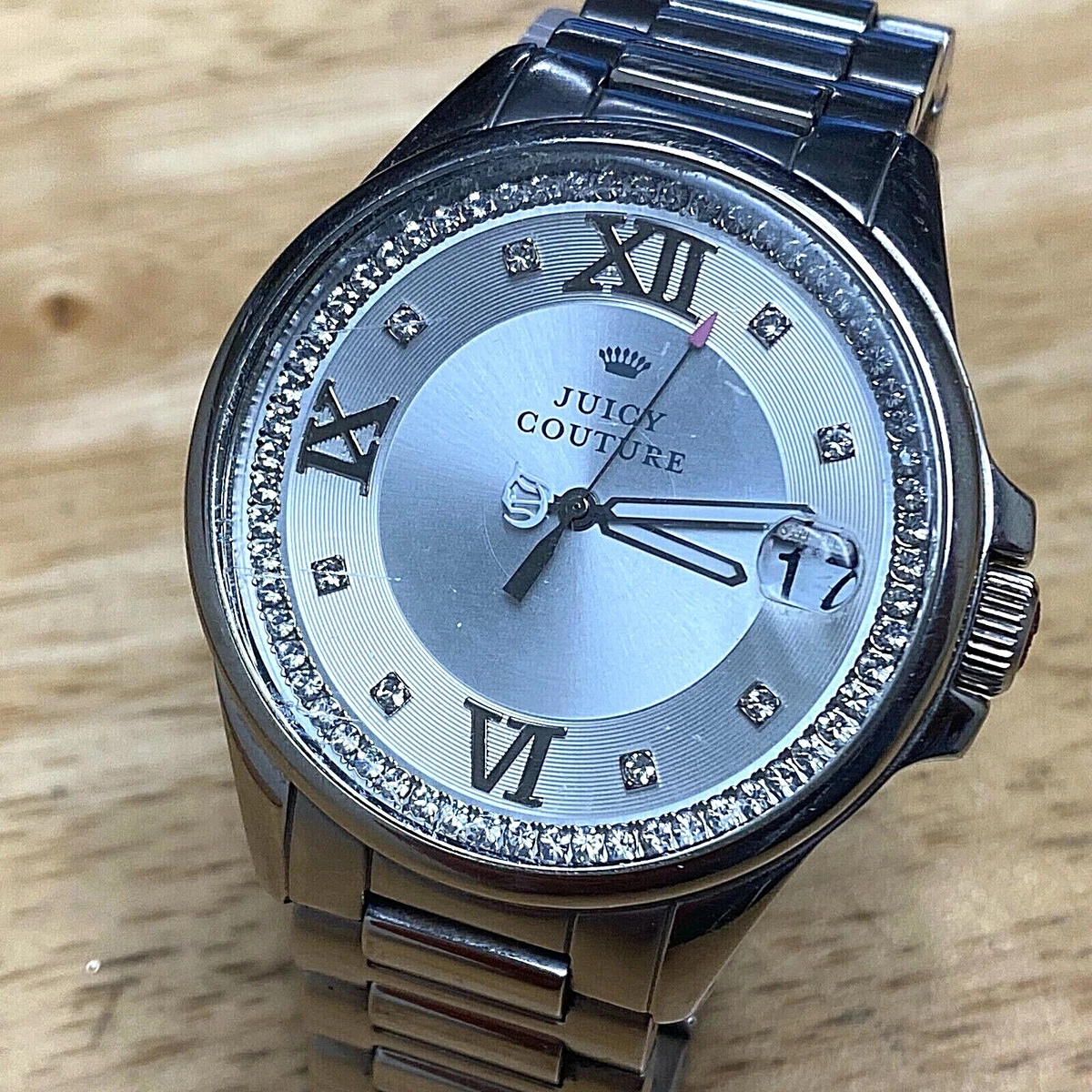 silver juicy couture watch