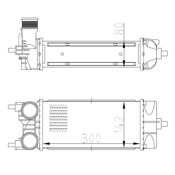 LadeluftküHler LuftgeküHlt Passend FüR Ford Ecosport Sierra Space Wagon-image