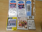 Six Ho Train Model Building Kits Dry Goods+5 Sty City Bldg+2 Diners+Garages+Ofc