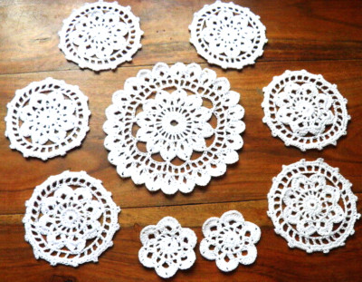 Napperons crochet main artisanat français création