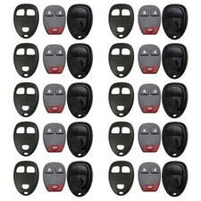 Remote Fob Case Rubber Pad Shell 3b Compatible With Gm Ouc60270 10 Pack