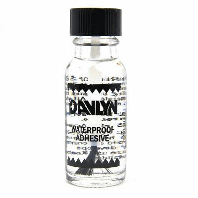 DAVLYN BLACK ADHESIVE ~ LACE WIGS & TOUPEE SUPER HOLD 1/2 OZ