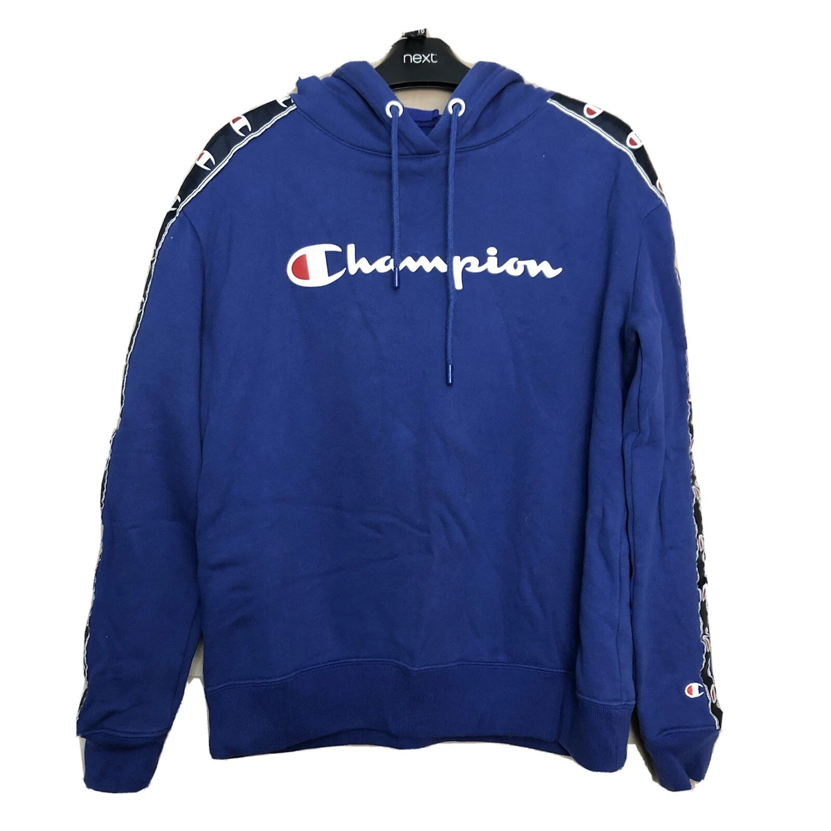 Champion tape hoodie mens cheap