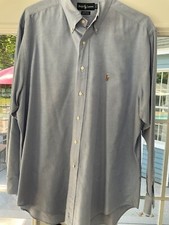 Men's Ralph Lauren Dress Shirt 17-35 Blue