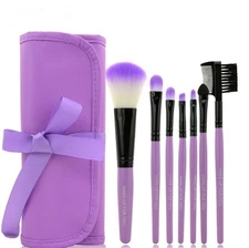7‑Piece Pro Makeup Brush Set – Foundation, Eyeshadow & Blending Cosmetic Kit