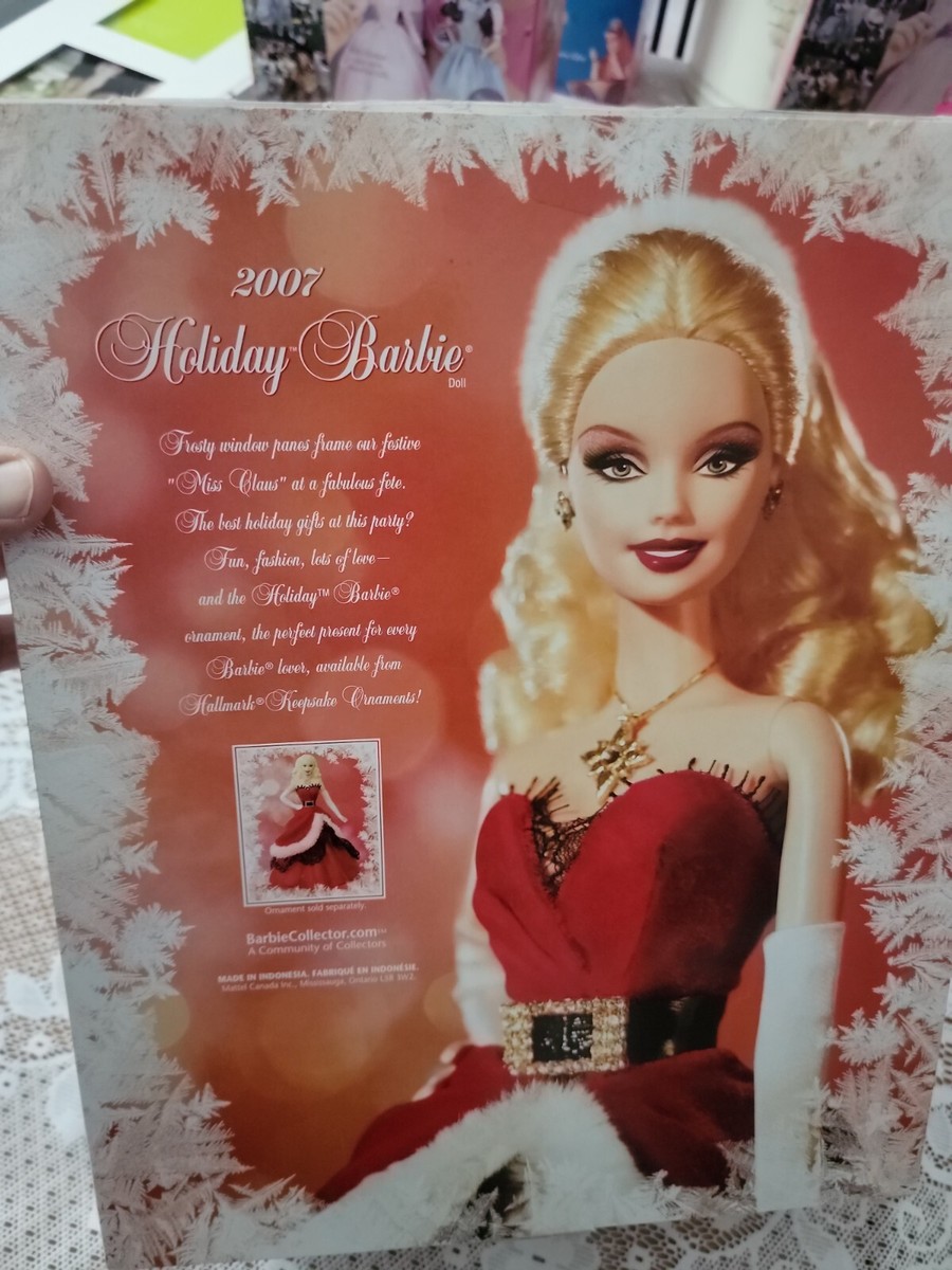 Holiday 2007 Barbie Doll 84500189335| eBay Holiday 2007 Barbie Doll 84500189335| eBay