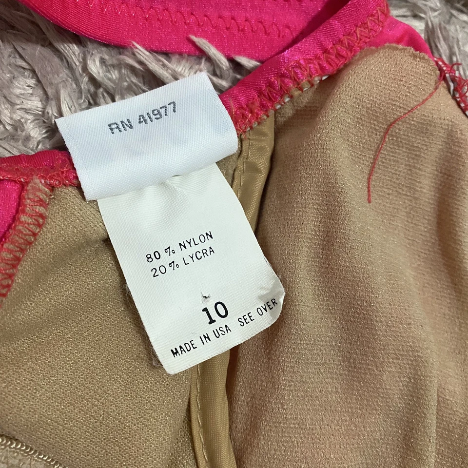 Traje de baño de una pieza rosa Jag Barbie vintage para mujer talla pequeña Foto 4 de 4