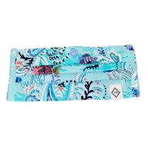 Vera Bradley Face Mask Cotton Fitted Adjuster Paisley Wave Washable Pleated New