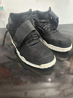 NIKE AIR TRAINER VICTOR CRUZ BLACK SUEDE SUMMIT WHITE 777535-004