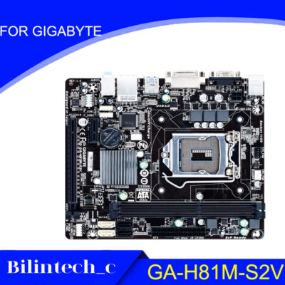 FOR GIGABYTE GA-H81M-S2V LGA1150 16G H81 VGA DDR3 Mini-ITX