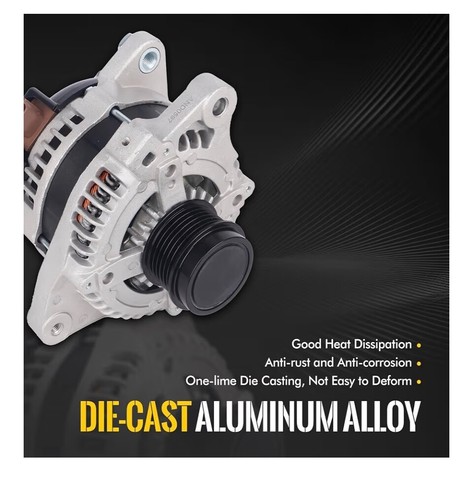 Alternator For Toyota Corolla Matrix 2011 2012 2013 11385 11577 27060-0T040 - Picture 2 of 4