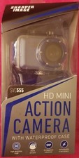 Sharper Image SVC 555 HD mini Action Camera with Waterproof case Blue