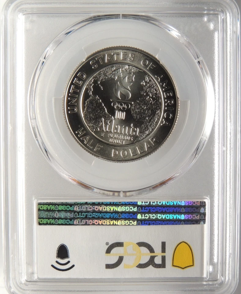 1995-S 50C BASEBALL COMMEMORATIVE HALF DOLLAR PCGS MS70 #44610794 TOP POP! - Image 2 of 4