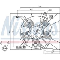 LüFter MotorküHlung FüR Daewoo Kalos Klas Aveo SchräGheck T250 T255