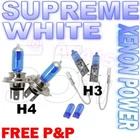 Xenon High/Low/Fog Bulbs H4 H3 MERCEDES E-Class W124