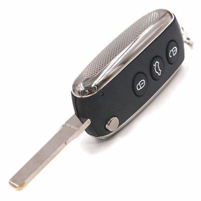 For 2006-2016 Bentley Continental GT GTC Flip Remote Key Shell