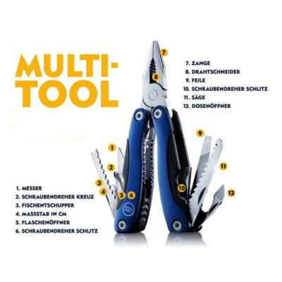 Nivea Men Multitool  Promotional High-Quality Multitool with 8+2 Functions 100%