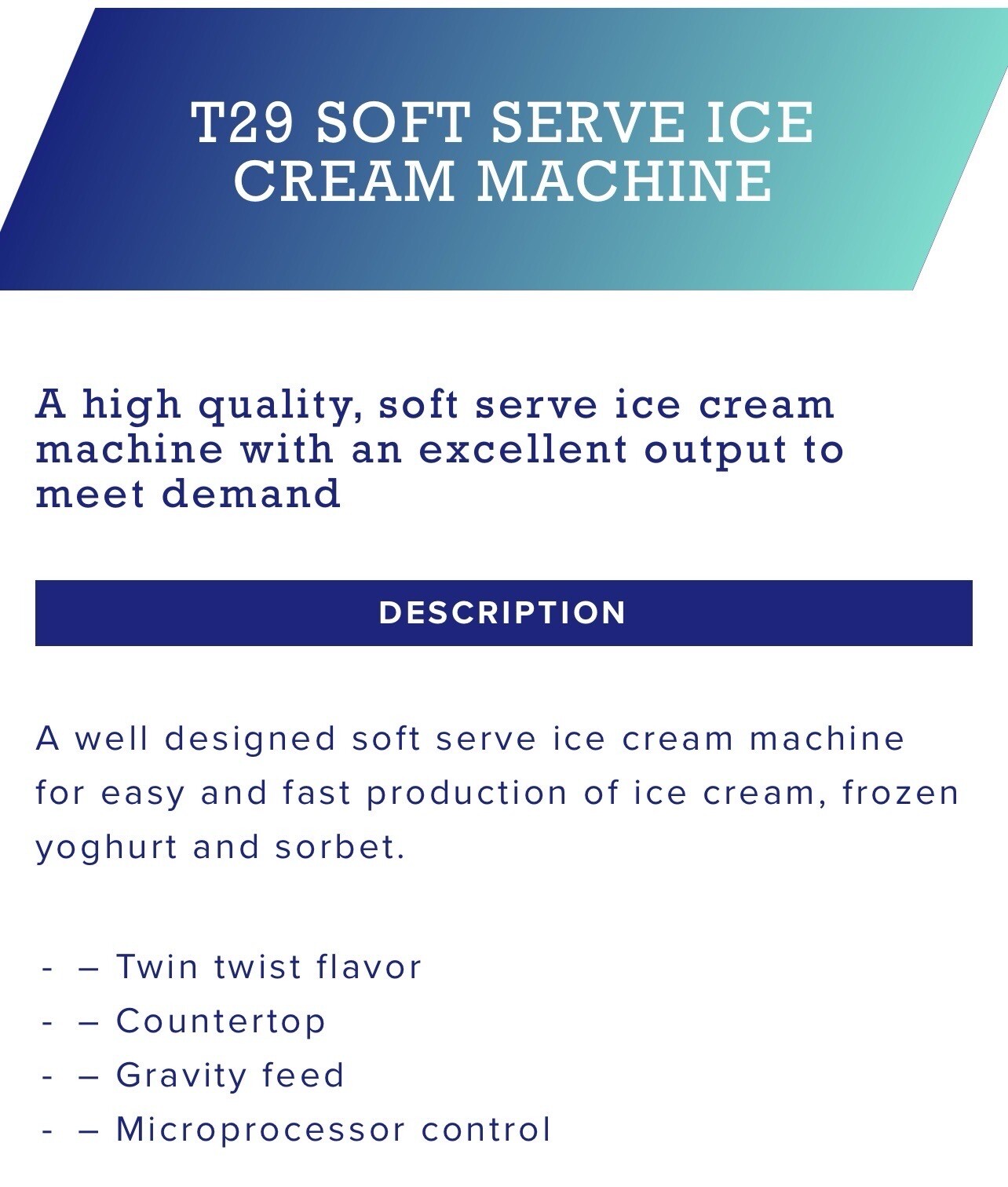 commercial soft ice cream machine eBay
